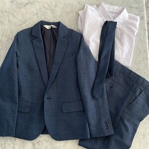 H&M Kids Blue Blazer Set - not tie